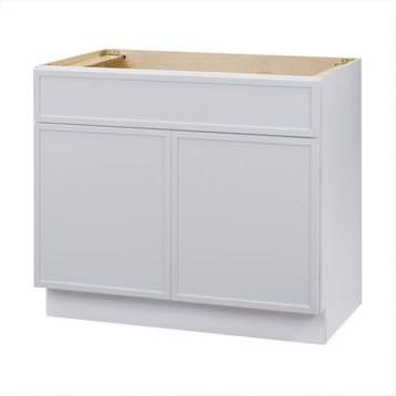 36" W Birch Plywood Single Base Storage Cabinet With Soft Close Door