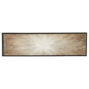 Glam Brown Canvas Framed Wall Art 43973