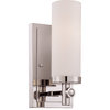 Savoy House Manhattan 1-Light Sconce in Polished Nickel - 9-1027-1-109