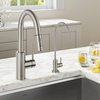 Kraus KPF-2620-FF-100 Oletto 1.75 GPM 1 Hole Pull-Down Faucet and - Brushed