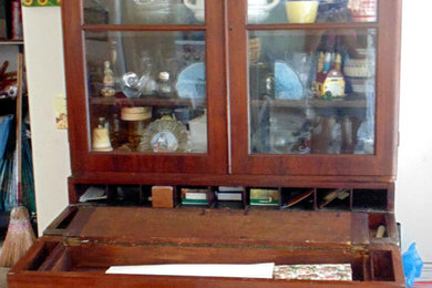 Antique Secretary, Bookcase, China Cabinet