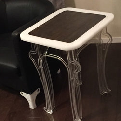 White Ring Side Table - Products