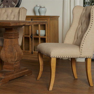 Avignon Tufted Dining Chair - Beige