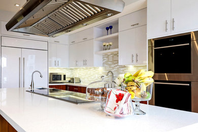 Kitchen - eclectic kitchen idea in Miami