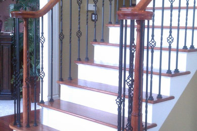Stairs, Railings & Hardwood Floors