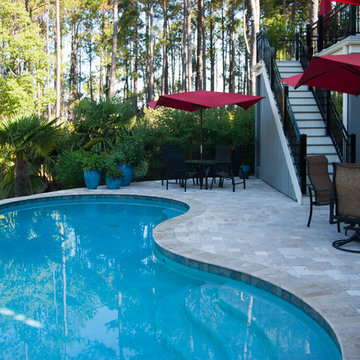 Free Form Swimming Pool Design in Mt. Pleasant, SC