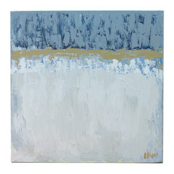 Lakeside by Elizabeth McCrary - Mixed Media Art