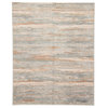 Kavi by Jaipur Living Bandi Knotted Abstract Light Blue/Tan Area Rug, 8'x10'