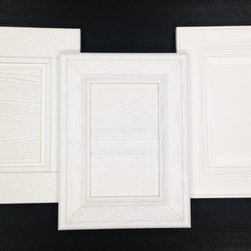White Wood Veneer Cabinet Door Fronts - Kitchen Cabinetry
