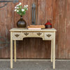 Antique Bleached English Lowboy Side Table