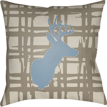 Deer Pillow 18x18x4