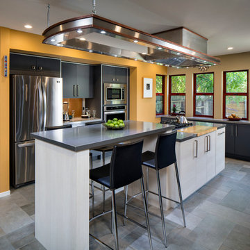 Artistic and contemporary kitchen