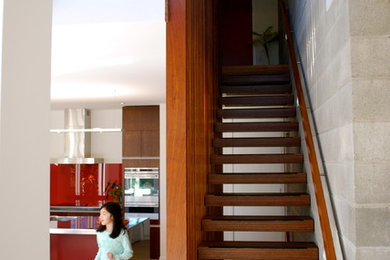 Design ideas for a contemporary staircase in Wellington.