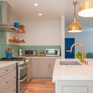 Redondo beach open concept for kitchen, dining area.