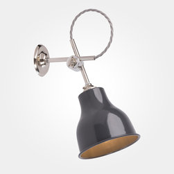 Factory Wall Light - MK2 - Dark Grey | Artifact Lighting Ltd - Wall Lights