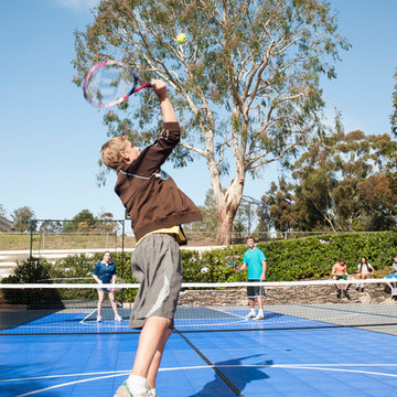 Backyard Tennis Court