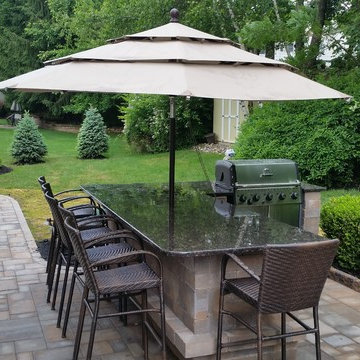Patio Bar and Fire Pit Rockaway