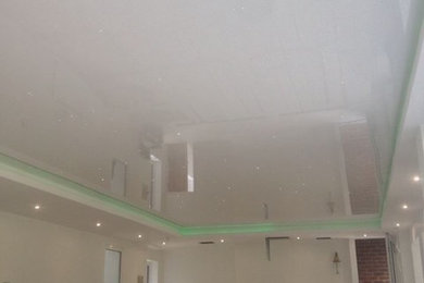 Swimming pool vapour barrier stretch ceilings
