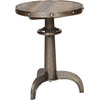 Industrial Metal Table With Wood Insert