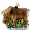 Old World Christmas MUNCHING MOOSE Glass Ornament Wild Life Animal Deer 12135
