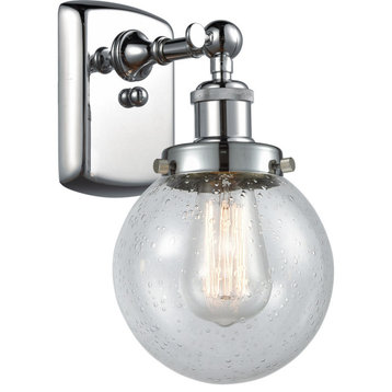 Ballston Beacon 1 Light Wall Sconce in Polished Chrome