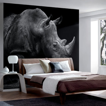 Raumbilder in Schwarz/Weiß