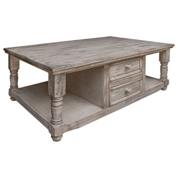 Stonegate Solid Wood Coffee Table - Sand