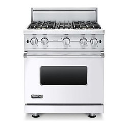 Viking 30" Pro-style Gas Range, White Liquid Propane | VGCC5304BWHLP - Gas Ranges And Electric Ranges
