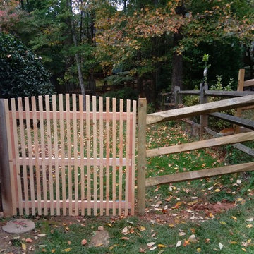 Split Rail Fence Gate Replacement
