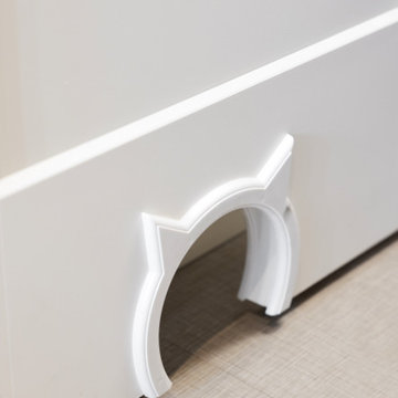 Integrated Cat Door in Custom Cabinetry – Victoria BC Renovation
