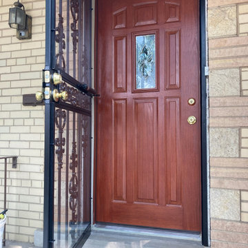 Steel Entry Door & Steel Security Storm Door