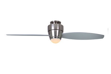 Astra Ceiling Fan Brushed Chrome with Light