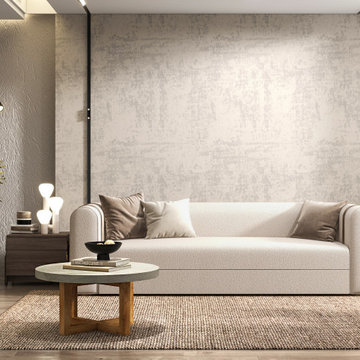 Feel the Tenderness of Light in the Natural Living Room