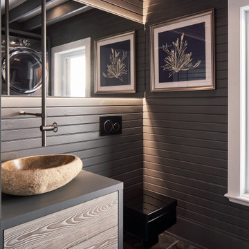 About Water - Powder Room Design