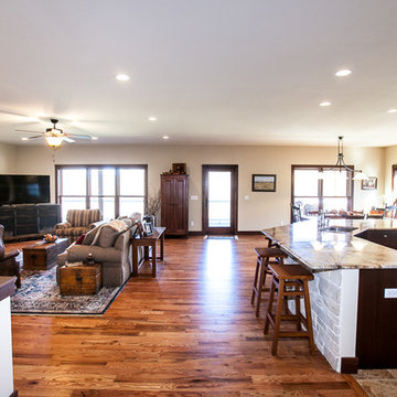 Open Floor Plan - Craftsman Country Ranch Home in Wildwood, Missouri