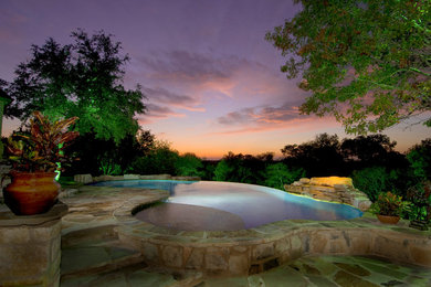Elegant pool photo in Austin