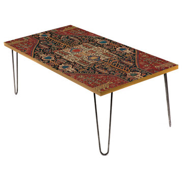 Leopards in Madder 24" Coffee Table