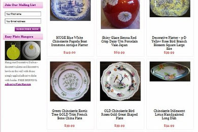 Asian Chinoiserie Decorative Dishes and Plates