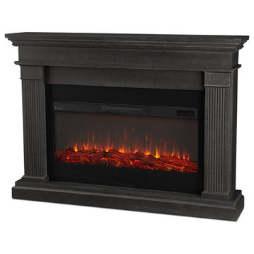 Real Flame Beau Electric Fireplace in Gray