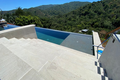 Inspiration for a modern pool remodel in San Francisco