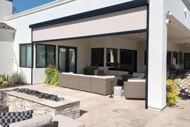 Inspiration for a huge modern patio remodel in Phoenix