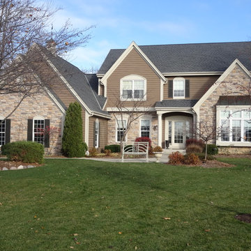 Stone and Painted Wood Exteriors