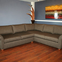Sectional Sofa Brown - Sofas