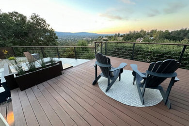 Hillside deck With a View