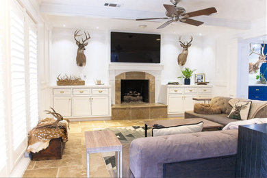 Example of a living room design in Houston