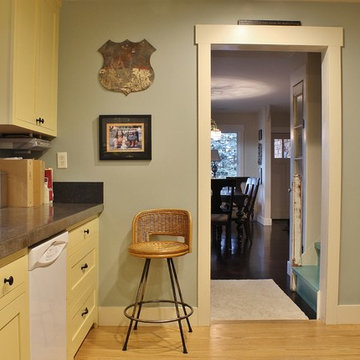 A Russian Fireplace Anchors a 1912 Family Home