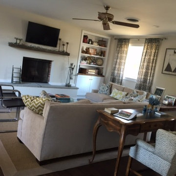 Transitional Family Room