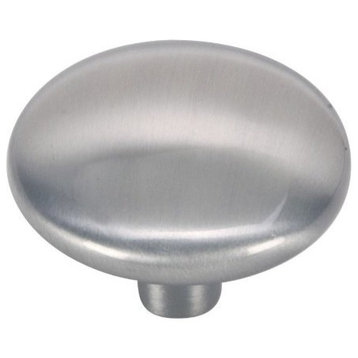 Hardware House Contractor Pack Round Cabinet Knob, Satin Nickel 10 Pack