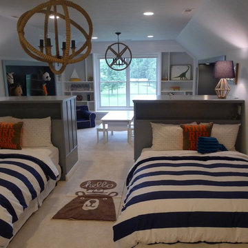 Boys bedroom with playroom