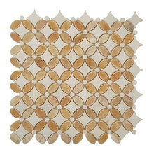 Bath floor tile